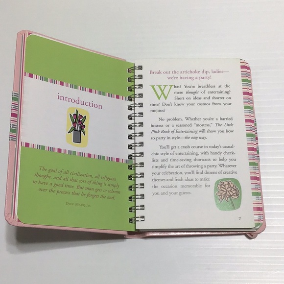 The Little Pink Book of Entertaining Peter Pauper Press 2006 - Picture 6 of 10